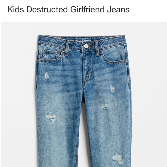 GAP Girls’ 1969 Denim (Boy-Fit) - Picture 8 of 12